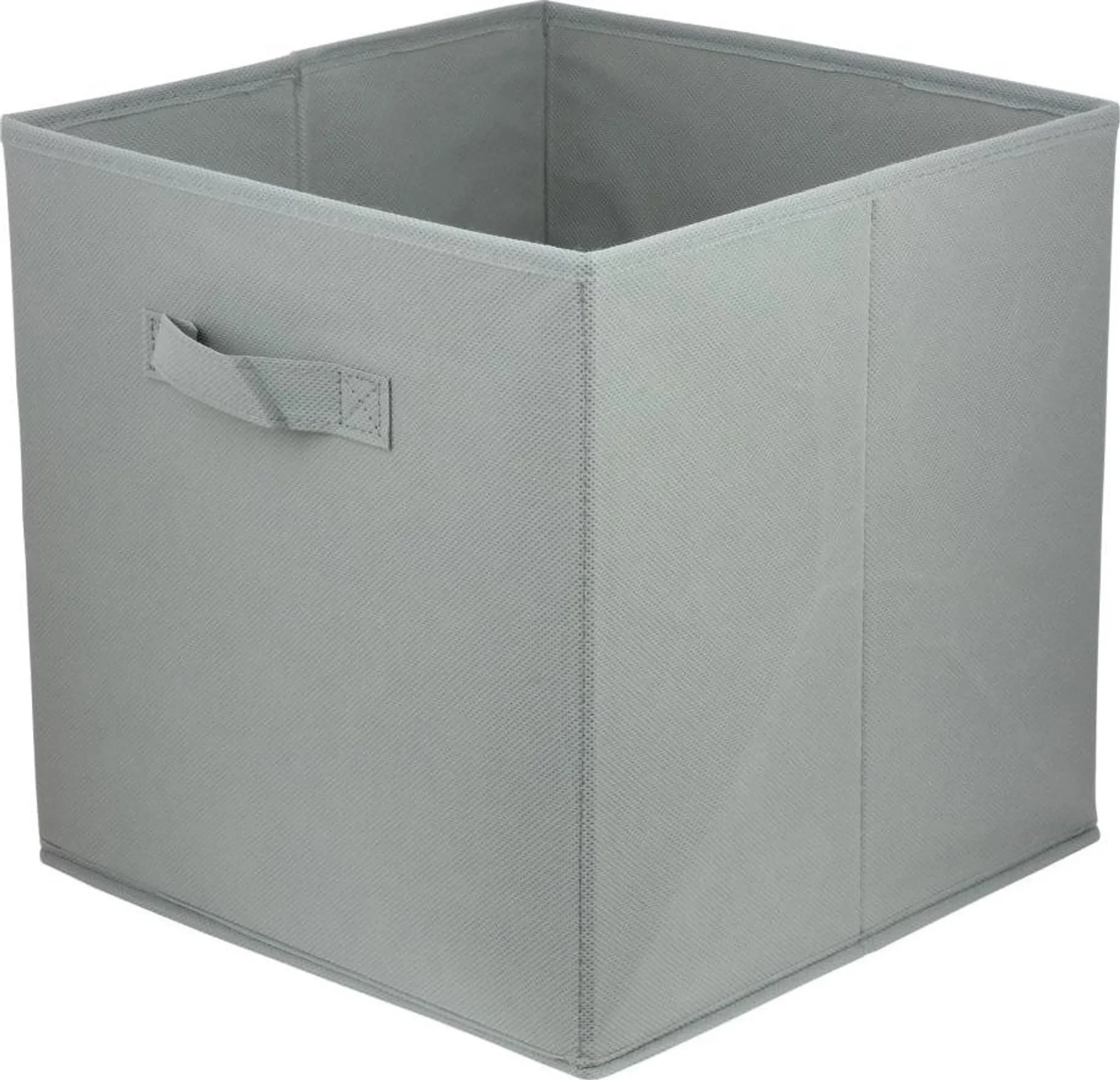 Faltbare Aufbewahrungsbox – 31 × 31 × 31 cm, hellgrau