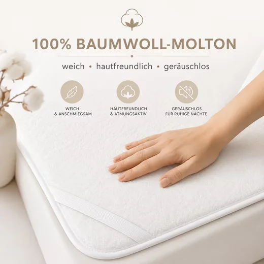 SEI DESIGN Molton Matratzenschoner Betteinlage