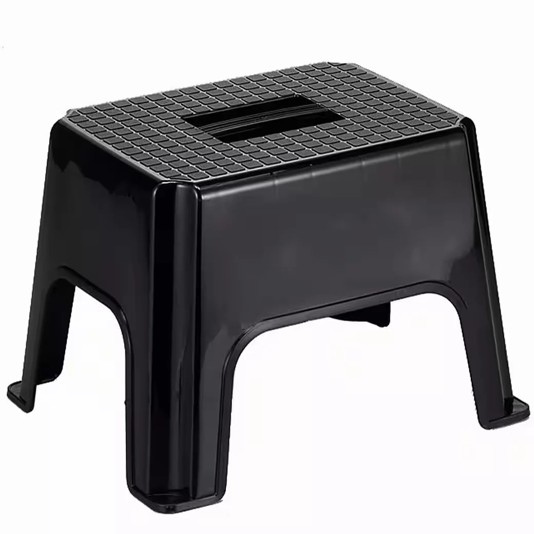 Universalhocker schwarz – RIVAL, Kunststoff