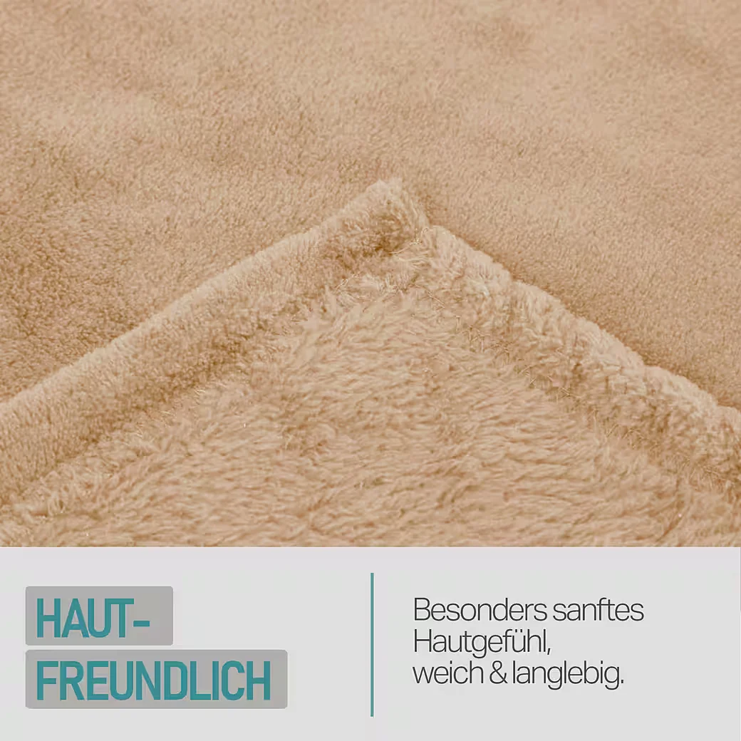 Bestlivings Kuscheldecke mit Ärmeln 130x180 cm Wohndecke