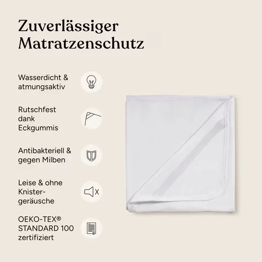 EHRENKIND Matratzenauflage wasserdicht TENCEL Lyocell mit Membrane