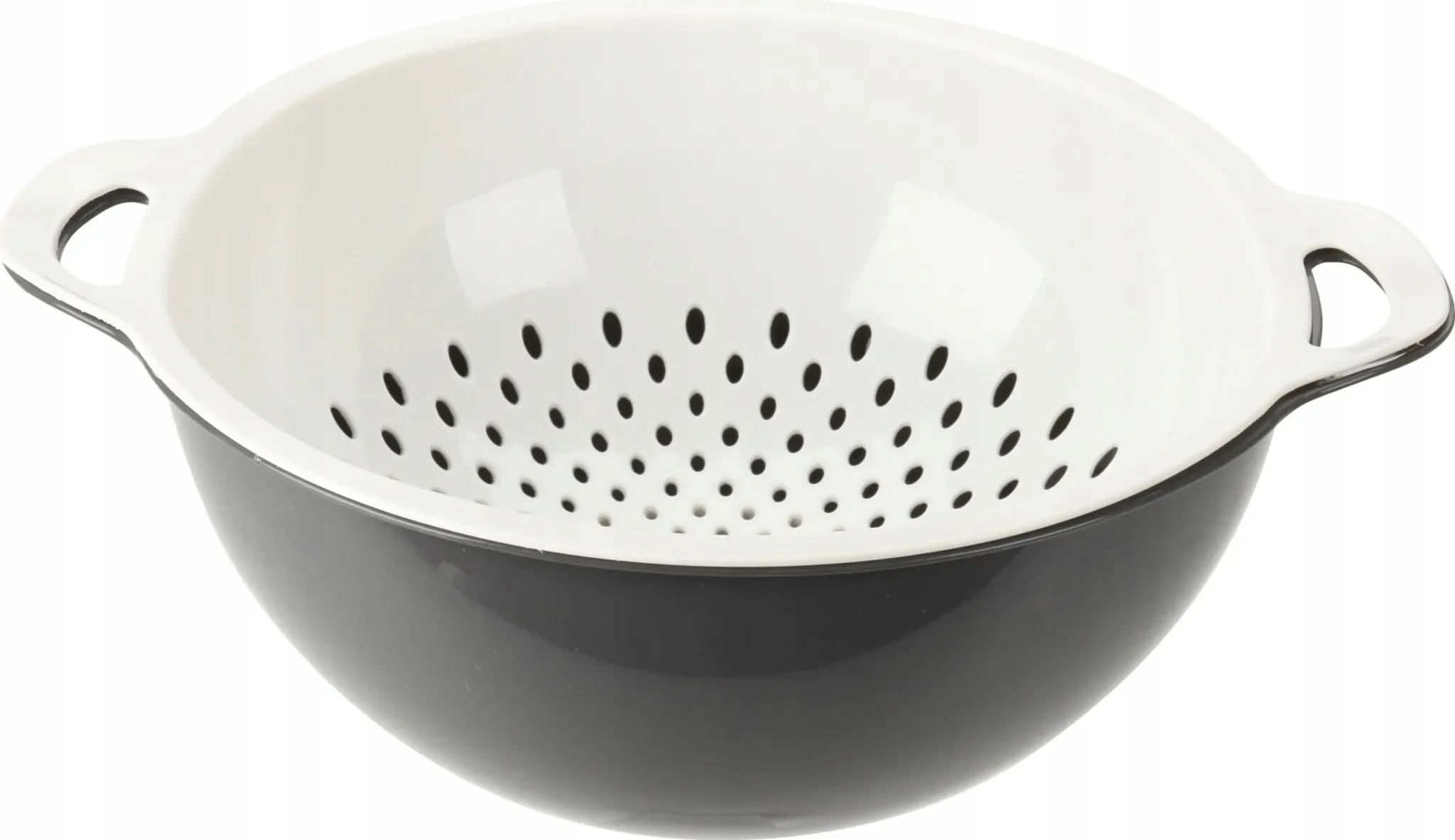 Kunststoffsieb mit Schüssel 2-in-1 – 26 × 11 cm