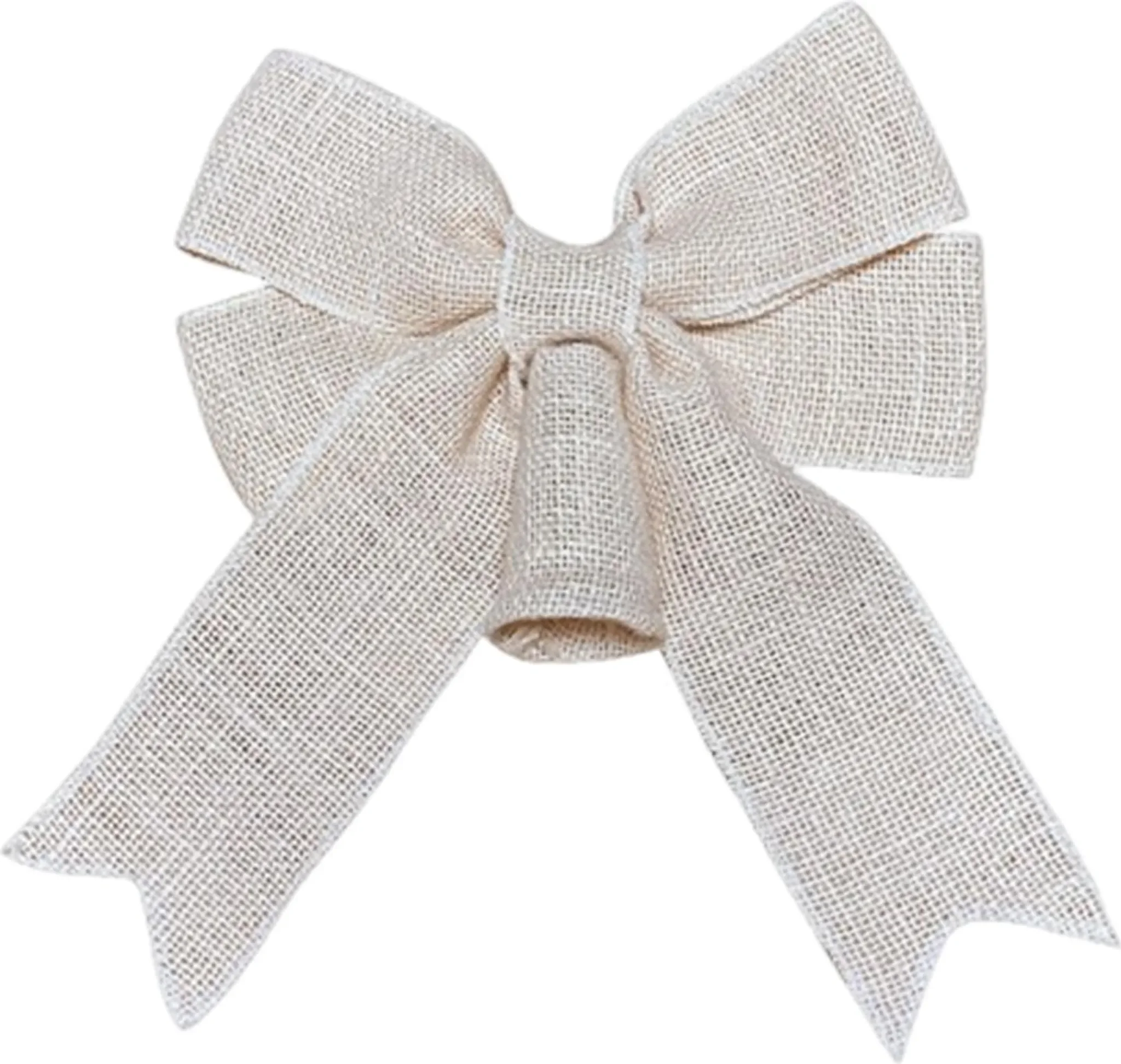 Schleife aus Sackleinen – Rustikal, 26×23 cm