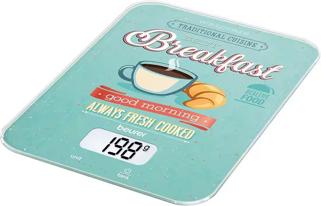 Digitale Küchenwaage KS 19 „Breakfast“ – bis 5 kg, Türkis