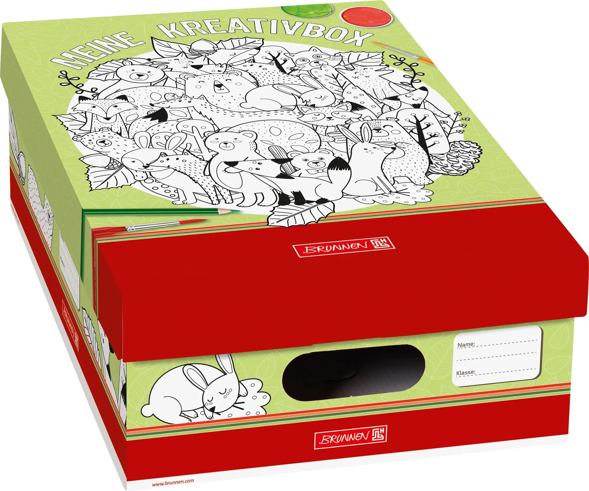 Bastelbox Kreativ-Box – zur Aufbewahrung von Schul- & Bastelartikeln