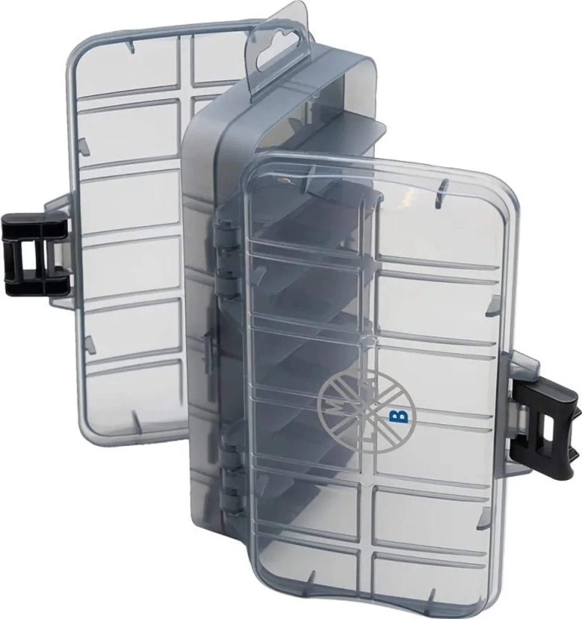 LMAB Double Face Box – Tacklebox, grau, 23×13×6,1 cm
